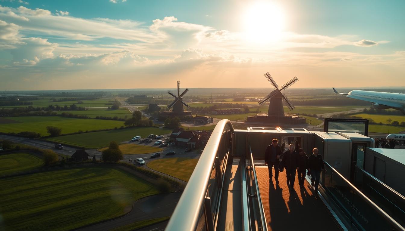 arrival in Netherlands